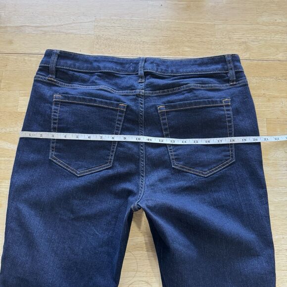 Lane Bryant Flex Magic Waistband Mid Rise Pedal Crop Jeans Denim Size 16 EUC - Picture 9 of 13
